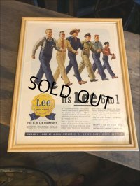 Vintage Lee Magazine Original Ad (M516)