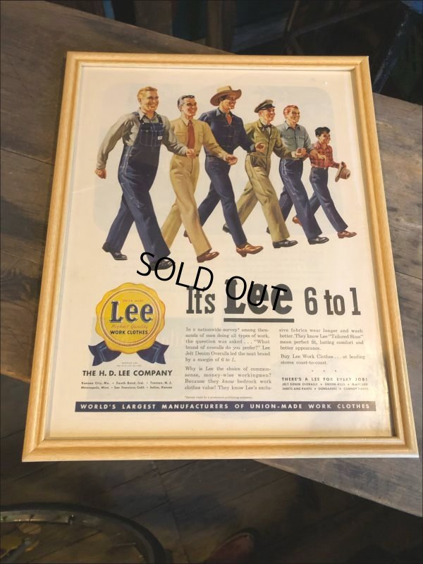画像1: Vintage Lee Magazine Original Ad (M516)