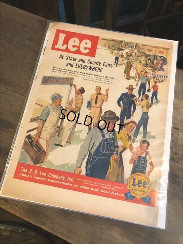 画像1: Vintage Lee Magazine Original Ad (M514)