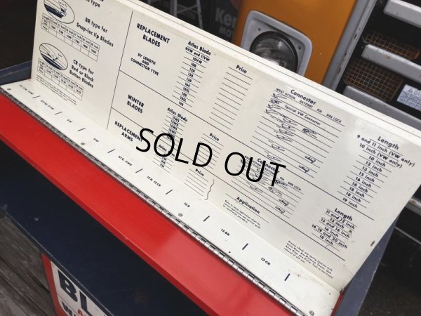 画像12: 50s Vintage Atlas Wiper Blade Service Cabinet (M517)