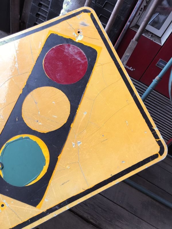 画像3: Vintage Traffic Road Sign Signal (M537)