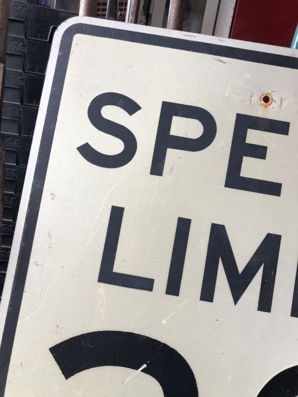 画像3: Vintage Road Sign SPEED LIMIT 20 (M520)