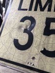 画像2: Vintage Road Sign SPEED LIMIT 35 (M523) (2)