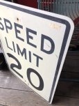 画像4: Vintage Road Sign SPEED LIMIT 20 (M520) (4)