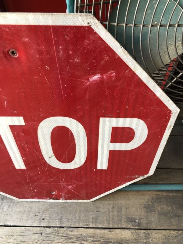 画像3: Vintage Road Sign STOP (M530)