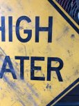 画像4: Vintage Traffic Road Sign High Water (M538) (4)