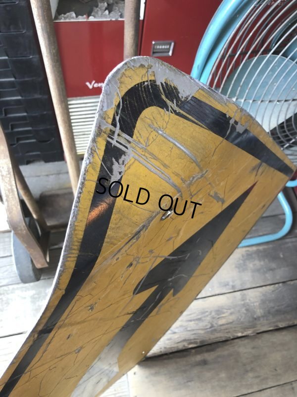 画像4: Vintage Traffic Road Sign Curve (M534)