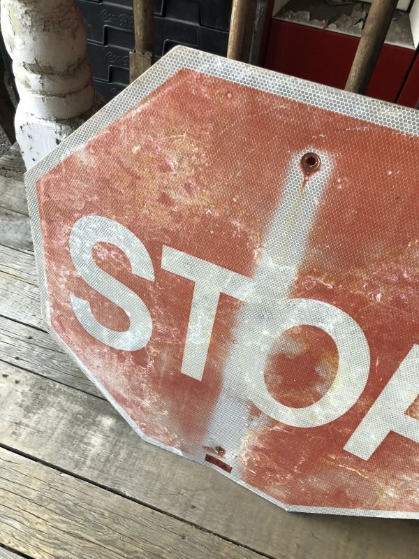 画像3: Vintage Road Sign STOP (M532)