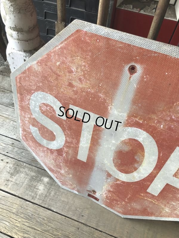 画像3: Vintage Road Sign STOP (M532)