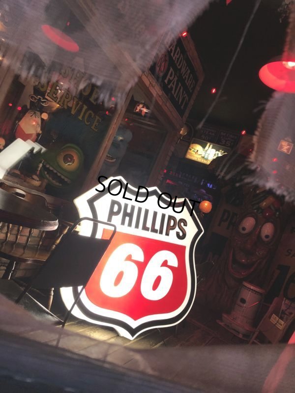画像17: Vintage Original Phillips 66 Gas Station Lighted Sign HUGE (B539)