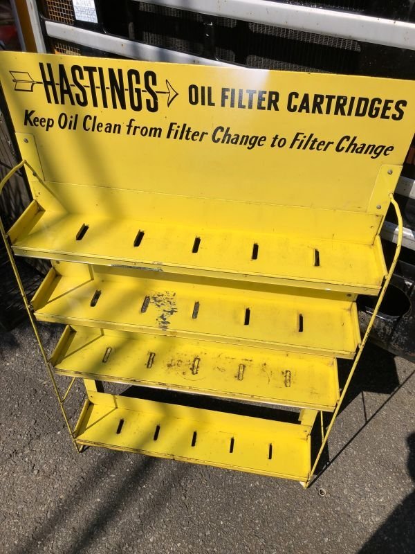 画像4: 60s Vintage Hastings Oil Filter Cartrides Advertising Store Display Rack (M540)