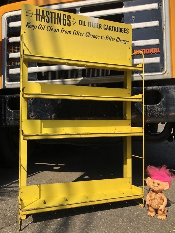 画像14: 60s Vintage Hastings Oil Filter Cartrides Advertising Store Display Rack (M540)