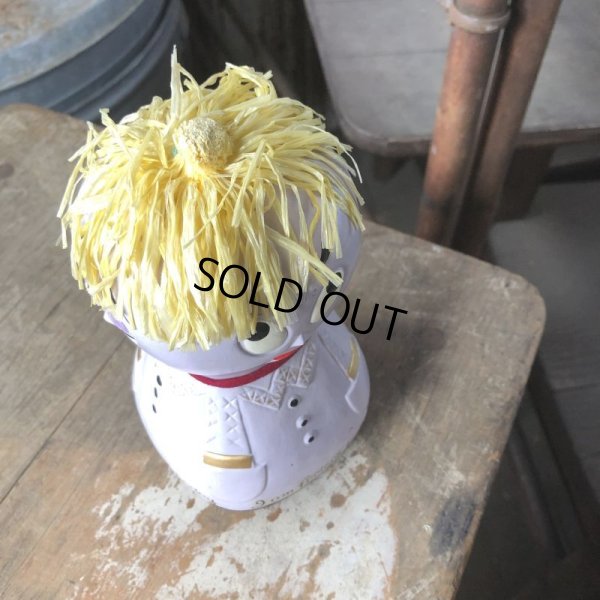 画像6: 60s Vintage Lego 4 Faces Moody Mary Coin Bank (M543)