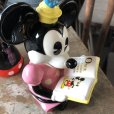 画像8: Vintage Disney Mickey Mouse Pie Eye Reading Book Ceramic Bookend Figurine (M545)