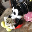 画像9: Vintage Disney Mickey Mouse Pie Eye Reading Book Ceramic Bookend Figurine (M545)