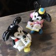 画像2: Vintage Disney Mickey Mouse Pie Eye Reading Book Ceramic Bookend Figurine (M545) (2)