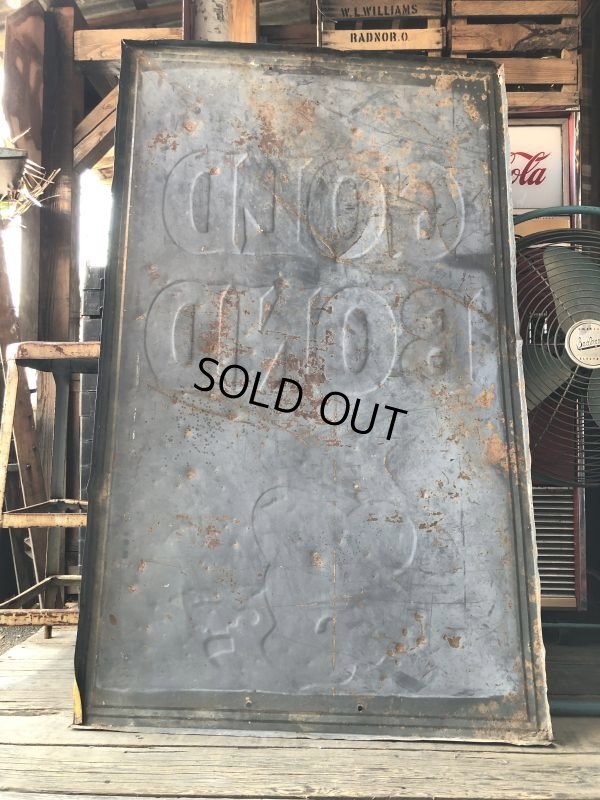 画像22: 【店舗引き取り限定】 Vintage GOLD BOND STAMPS Advertising Large Metal Store Display Sign SET (M547)