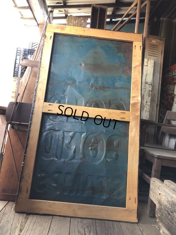 画像12: 【店舗引き取り限定】 Vintage GOLD BOND STAMPS Advertising Large Metal Store Display Sign SET (M547)