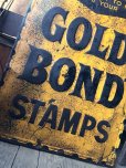 画像7: 【店舗引き取り限定】 Vintage GOLD BOND STAMPS Advertising Large Metal Store Display Sign SET (M547)