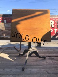 1900s Antique Cast Iron Drafting Table (M550)