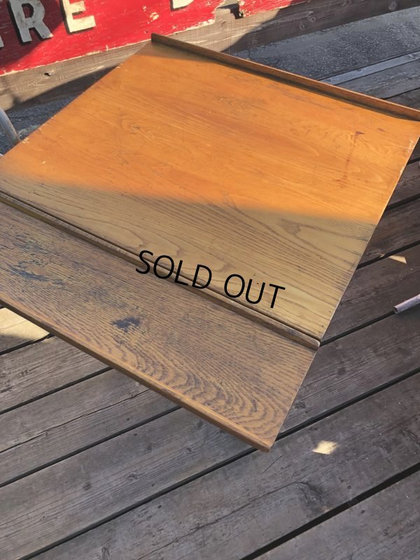 画像12: 1900s Antique Cast Iron Drafting Table (M550)