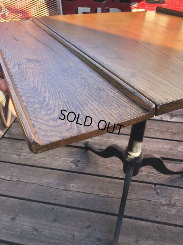 画像13: 1900s Antique Cast Iron Drafting Table (M550)