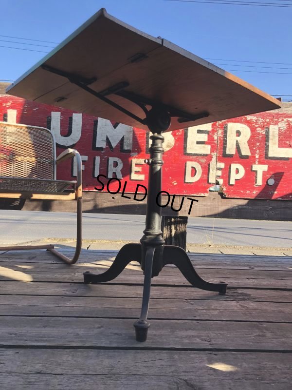 画像11: 1900s Antique Cast Iron Drafting Table (M550)