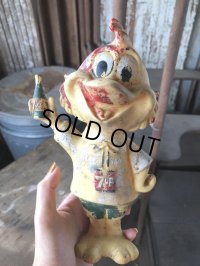 50s Vintage 7UP Advertising Freddie Vinyl Doll  (M553)