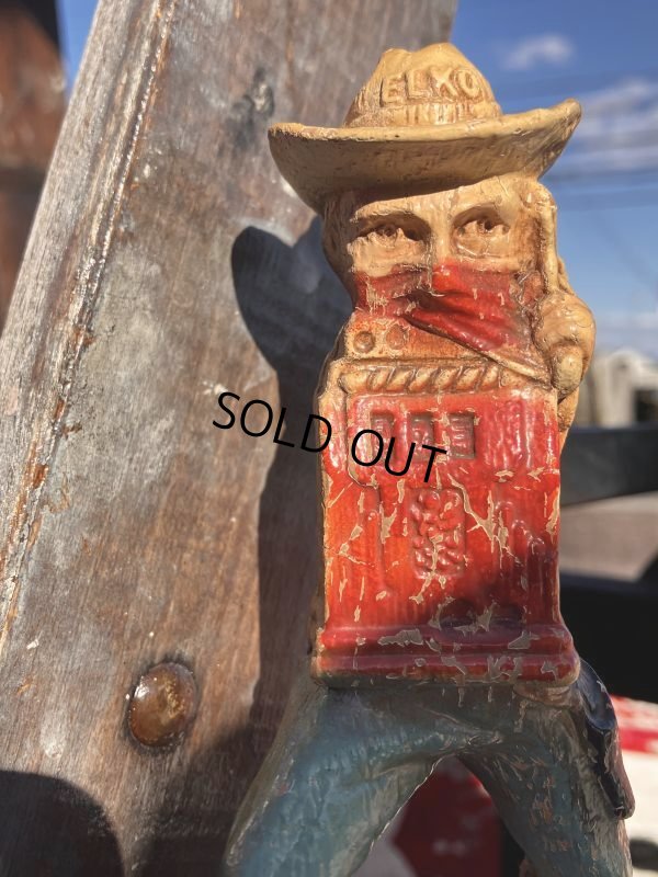画像10: 50s Advertising Hotel Elko Nevada Slot Machine Cowboy figurine (M555)