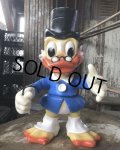 60s Vintage Disney Ledra Plastic Uncle Scrooge  Vinyl Rubber Toy Doll (B558) 