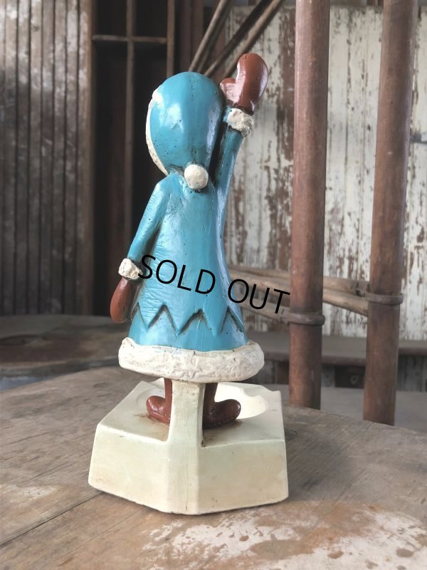 画像4: 50s Vintage Advertising Chicken Charlie Figure Statue Ashtray (M579)