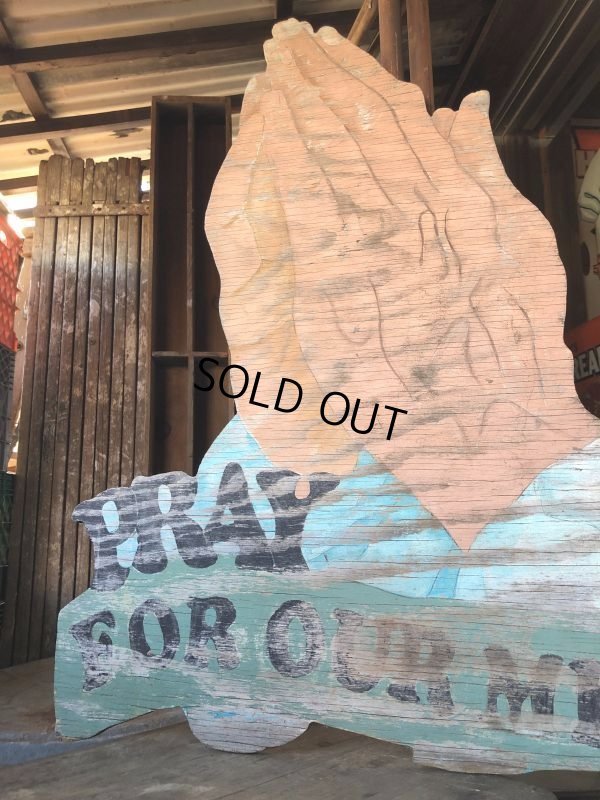 画像11: Wooden Hand Painted Pray for Our Military Display Sign One of a Kind !! (M581)