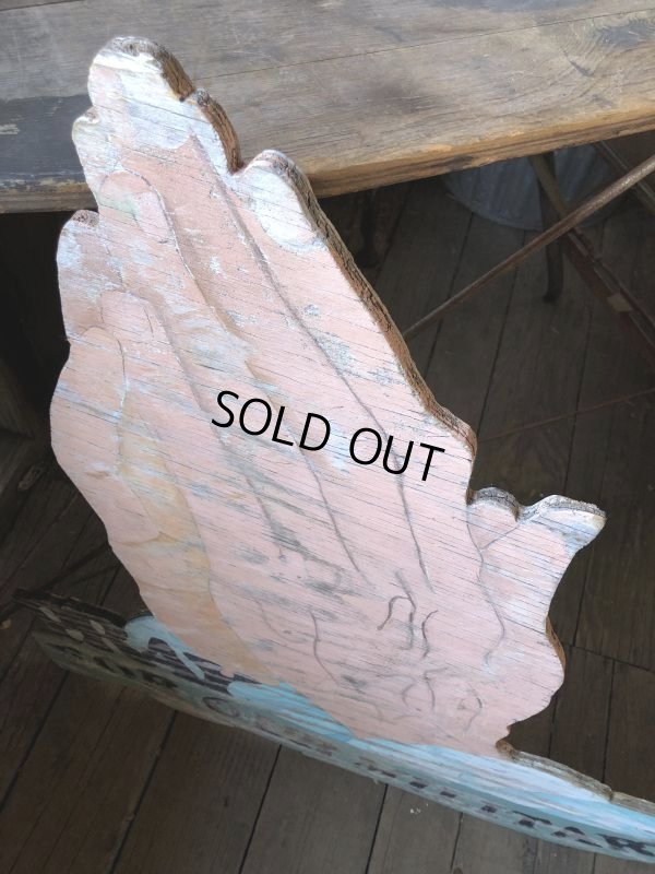 画像10: Wooden Hand Painted Pray for Our Military Display Sign One of a Kind !! (M581)