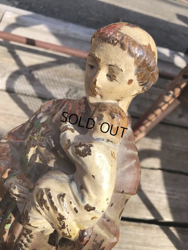 画像14: 1900s Antique Saint Antoine Bonbons John Tavernier Advertising Candy Jar Bottle (M582)