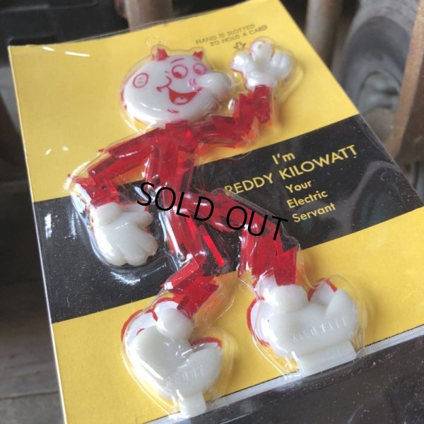 画像6: 60s〜 Vintage REDDY KILOWATT Standing Business Card Holder Figure N.O.S (M583)