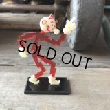 〜50s Vintage REDDY KILOWATT Standing Business Card Holder Figure (M587)