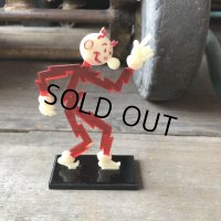 〜50s Vintage REDDY KILOWATT Standing Business Card Holder Figure (M587)