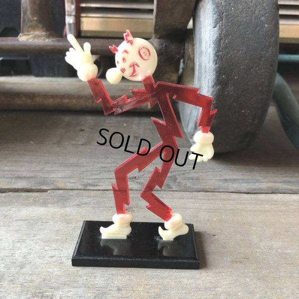 画像5: 〜50s Vintage REDDY KILOWATT Standing Business Card Holder Figure (M587)
