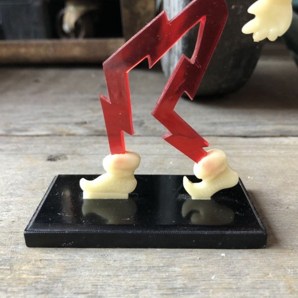 画像5: 〜50s Vintage REDDY KILOWATT Standing Business Card Holder Figure (M589)