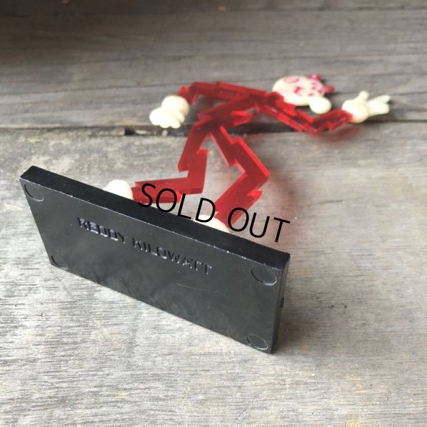 画像10: 〜50s Vintage REDDY KILOWATT Standing Business Card Holder Figure (M588)