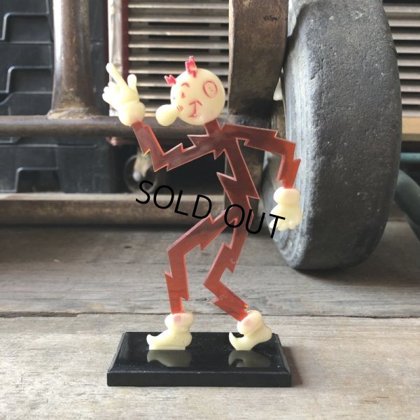 画像11: 〜50s Vintage REDDY KILOWATT Standing Business Card Holder Figure (M585)