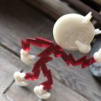 画像10: 60s〜 Vintage REDDY KILOWATT Standing Business Card Holder Figure As is... (M590)