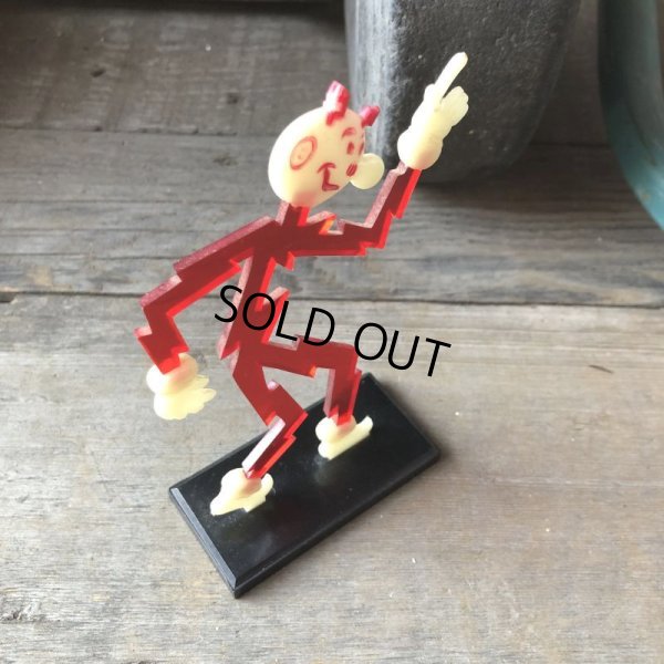 画像5: 〜50s Vintage REDDY KILOWATT Standing Business Card Holder Figure (M588)