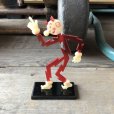 画像1: 〜50s Vintage REDDY KILOWATT Standing Business Card Holder Figure (M589) (1)