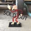 〜50s Vintage REDDY KILOWATT Standing Business Card Holder Figure (M589)