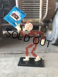 〜50s Vintage REDDY KILOWATT Standing Business Card Holder Figure (M585)