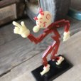 画像2: 〜50s Vintage REDDY KILOWATT Standing Business Card Holder Figure (M585) (2)