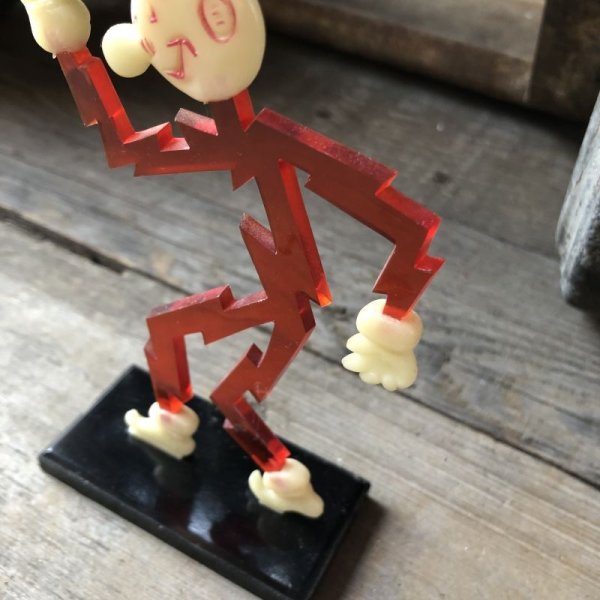 画像3: 〜50s Vintage REDDY KILOWATT Standing Business Card Holder Figure (M585)
