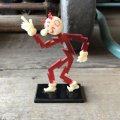 〜50s Vintage REDDY KILOWATT Standing Business Card Holder Figure (M588)