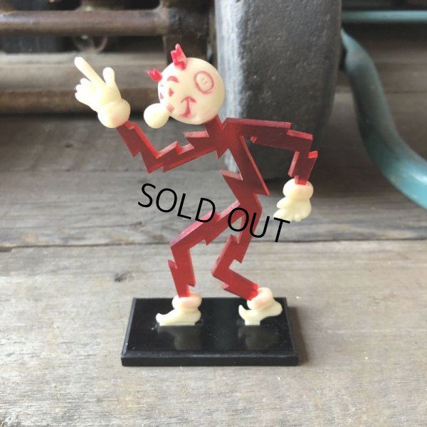 画像1: 〜50s Vintage REDDY KILOWATT Standing Business Card Holder Figure (M588)